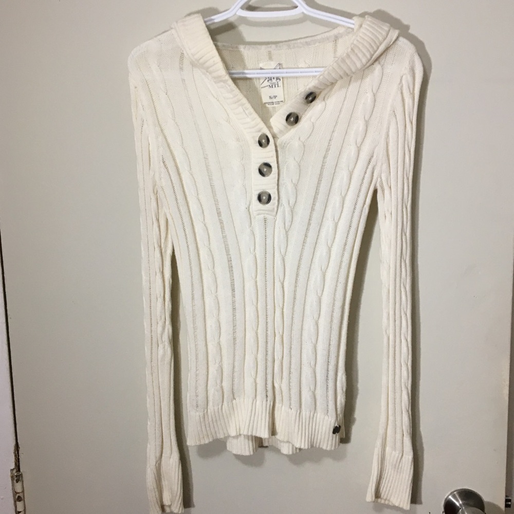White Knit Sweater